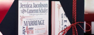Patriotic Wedding Invitations